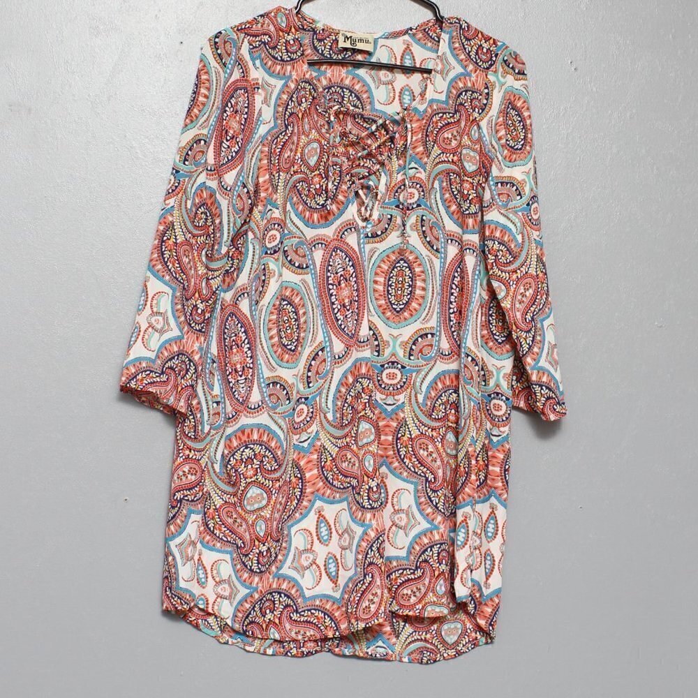 Show Me Your Mumu Lulu Tunic Esmuralda boho Mini dress